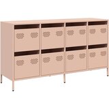  Komoda ružičasta 135x39x73,5 cm hladno valjani čelik | shoptok.hr