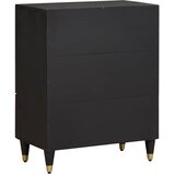  Kreveta Crna 60 x 33 x 75 cm Čvrsto drvo manga | Eponuda.ba