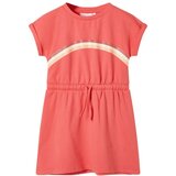  Dječja haljina s vezicom koraljne boje 128 | shoptok.hr