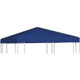 vidaXL Streha za paviljon 310 g/m² 3x3 m modra Cene