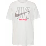 Nike Tehnička sportska majica siva / crvena / crna / bijela