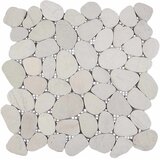  Kamenčići Bijela 30 x 30 cm Rijeka kamenčić | shoptok.hr