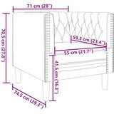  Kavčna garnitura Črna Žamet - - črna - 71.1 - | Shoptok.si