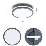  Brilagi - LED spoljašnje svetlo sa senzorom BENE LED/24W/230V, prečnik 26 cm, IP54 | Eponuda.com