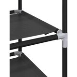 vidaXL Stalak za cipele 10 razina crni 33x33x174 cm netkana tkanina | shoptok.hr