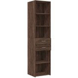 Furnova Visoka omara rjavi hrast 45x42,5x185 cm inženirski les, (21955356) | Shoptok.si