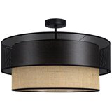  plafonski luster borho, 1xE27/60W/230V, prečnik 40 cm, crna/juta | Eponuda.com