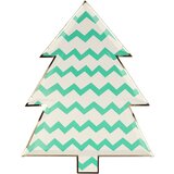 Meri Meri papirnati krožniki die cut patterned christmas tree (8 kosov) | Shoptok.si