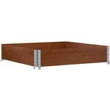 vidaXL Vrtna sadilica smeđa 100x100 cm od borovine | shoptok.hr