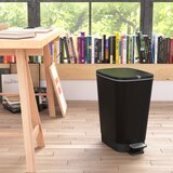 Kis Mat črn plastičen koš za smeti s pedalom 50 l Chic Bin – | Shoptok.si