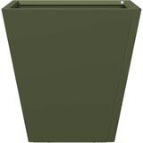  Vrtne sadilice 2 kom maslinastozelene 30x30x30 cm čelične | shoptok.hr