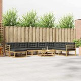  Set vanjskih sofa 9 pcs Bijela i antracit | shoptok.hr