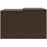  Garaža za robotsku kosilicu smeđa 86x90x52/57 cm od poliratana | Eponuda.com