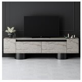 Hanah home Hanah Kućna TV komoda, boemski stil, 180x50x30 cm, sivo-crna | Eponuda.ba