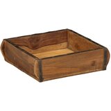  Poslužavnik 31x29x10 cm od obnovljenog punog drva | shoptok.hr