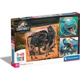 Clementoni Jurassic World 3x48-delni Supercolor sestavljanka - | Shoptok.si