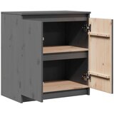 vidaXL Bočni ormarić sivi 60 x 36 x 65 cm od masivne borovine | shoptok.hr