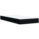  Krevet s oprugama i madracem crni 90x200 cm od tkanine | shoptok.hr