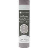 Silhouette Flocked Heat Transfer - 22,9 cm x 0,9 m - Grey | shoptok.hr