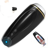 Sex HD Hawk - Masturbator z vibrirajočim sesanjem, ki ga je mogoče ponovno napolniti (črno-bel) | Shoptok.si