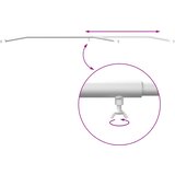  Kuka za platna za prikolice Srebrna 102-155 cm Aluminij | shoptok.hr