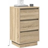  Noćni ormar s ladicama Umjetnički hrast 39 x 34,5 x 65 cm | shoptok.hr