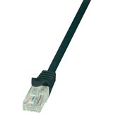 Logilink Patch cable Econline, Cat.5e, U UTP, black, 5 m, CP1073U Cene