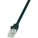 Patch cable Econline, Cat.5e, U UTP, black, 5 m, CP1073U
