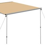 Tenda za kamp-prikolicu i karavan 2,4 x 3 x 2,15 m bež | shoptok.hr