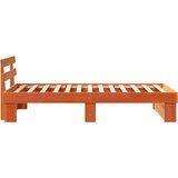  Krevetna konstrukcija s uzglavljem Vosak smeđa 80 x 200 cm | shoptok.hr
