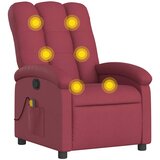 Maison Chic Masažni stol - Relax naslanjač vinsko rdeče blago, (22134332) | Shoptok.si