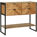  Konzolna stolica Smeđa 90 x 35 x 80 cm Čvrsto drvo akacije | shoptok.hr