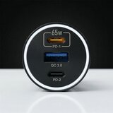 BLAVEC Auto punjač USB + 2xType C - QC 3.0 + PD (95W) s Type C na Type C kabelom Slike
