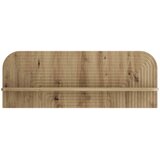  Zidna polica 2 kom. Hrast artisan 102 x 13.5 x 37.5 cm | shoptok.hr