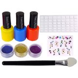  Large Nail Painting Set Nail Lacquers Stickers Separators | shoptok.hr