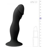 EasyToys Silicone Pleaser Black Silicone Anal Dildo with Suction Cup | Shoptok.si