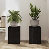  Stalak za biljke 2 pcs Crni hrast 25 x 25 x 35 cm | shoptok.hr