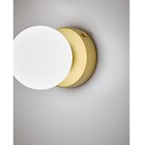 Kave Home Bijela/u zlatnoj boji metalna zidna lampa ø 8 cm Brisia – | shoptok.hr