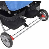  Dječja kolica za blizance čelična plavo-crna | shoptok.hr