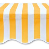 vidaXL platno za tendu narančasto-bijelo 450 x 300 cm | shoptok.hr