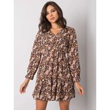 Och Bella Dress-TW-SK-BI-25624.20P-black-yellow Cijene