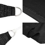  Senčno jadro 160 g/m² črno 5x6 m HDPE, (20965282) | Shoptok.si