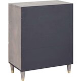 vidaXL Ormarić / Komoda Siva i zlatna 60 x 33.5 x 75 cm | shoptok.hr