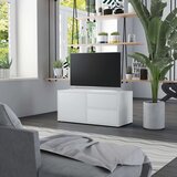 TV ormarić bijeli 80 x 34 x 36 cm od konstruiranog drva | shoptok.hr