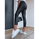 DStreet Spodnie damskie woskowane ANELIA czarne | shoptok.hr