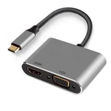 Ew9700 Usb-C Adapter za Hdmi +Vga Dual Monitor Grey, (21405662)