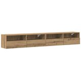 TV zidni ormar Zidne 2 pcs hrast artisan 100 x 30 x 30 cm | Eponuda.ba
