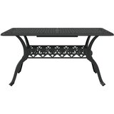  Vrtni stol crni 150 x 90 x 72 cm od lijevanog aluminija | shoptok.hr