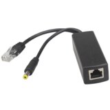 Gembird POE-INJ-4812 extender 48V poe spiter kabl(RJ45 input 44V-57V), output 12V/1-2A, 100m | ePonuda.com