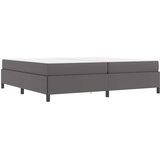  Krevetna konstrukcija s madracem Siva 200 x 200 cm tkanina | Eponuda.com